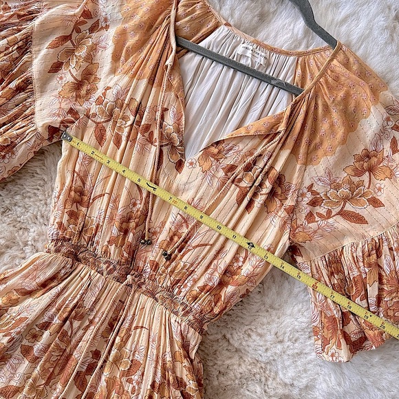 ✨Last Chance💋 ❤️‍🔥Spell & The Gypsy Coco Lei Flutter Sleeve Playdress XXS - Picture 8 of 16